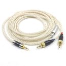 Cable de actualización de auriculares plateado de 16 núcleos para SONY MDR-Z7 MDR-Z1R MDR-Z7M2