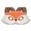 Festiko® Fox Theme Face Masks (18 Pcs), Fox Theme Party Supplies, Return Gifts for Kids, Fox Theme Party Items,Face Masks For Kids