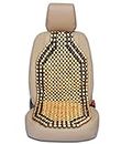 Zone Tech Wood Beaded Seat Cushion - Premium Quality Car Massaging Double Strung Wood Beaded Seat Cushion for Stress Free all Day!