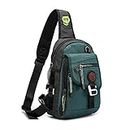 Nicgid Sling Bag Chest Shoulder Backpack Crossbody Bags for iPad Tablet Outdoor Hiking Men Women