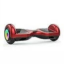 Hoverboard Electric Scooter Skate Self-balance Wheels LED Bluetooth LONGYIN (Red Wine)
