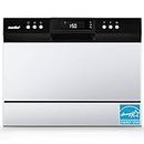COMFEE��’ Countertop Dishwasher, Energy Star Portable Dishwasher, 6 Place Settings, Mini Dishwasher with 8 Washing Programs, Speed, Baby-Care, ECO& Glass, Dish Washer for Dorm, RV& Apartment