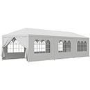 BBBuy 10'x30' Outdoor Party Wedding Tent Canopy Waterproof Camping Gazebo BBQ Shelter Pavilion Heavy Duty, 8 Removable Sidewalls (10x30)