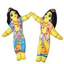 Vrindavanstore.in Gaur Nitai (Yellow) Soft Toys and Washable Doll for Girls and Boys Toy