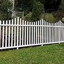 Zippity Outdoor Products ZP19018 (2 Panel) Vinyl Picket Kit, Manchester Fence, White