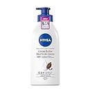 NIVEA Cocoa Butter Body Lotion | 48H Deep Moisturie |Daily Moisturizer | Light, Non-greasy | with Cocoa Butter & Vitamin E | For Dry to very dry Skin | 625mL Pump Bottle
