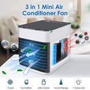 Portable Mini Air Cooler Fan Air Conditioner Cooling Fan Humidifier Desk USB Fan