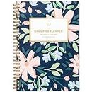 2023-2024 Academic Weekly & Monthly Planner Simplified by Emily Ley for AT-A-GLANCE, 5-1/2" x 8-1/2", Small, Navy Floral (EL12-200A)