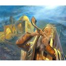 Bloomsbury Market Sounds of Shofar at Kever Rachel - Painting Print on Canvas in Brown/Yellow | 16 H x 20 W x 2 D in | Wayfair