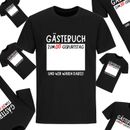 Geburtstag Gästebuch T-Shirt als Geschenk personalisiert mit Unterschriften