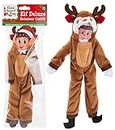 Elves Behavin Badly” 500160 Elf Reindeer with Antlers Outfit | Pack of 1 | Brown |‎ 12 cm x 45 cm x 35 cm Accessory, ‎12 Months