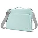 DOMISO 17.3 Inch Laptop Bag Cover Waterproof Shockproof Notebook Sleeve Case Shoulder Bag Protective Cover for 17.3" HP Pavilion 17/HP Envy 17/HP 17/Dell/MSI/Lenovo IdeaPad 321,Mint Green