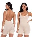 MAGIC BODYFASHION Low Back Bodysuit Bodi modeladora, Latte, M para Mujer