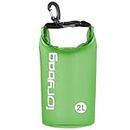 IDRYBAG Clear Dry Bag Waterproof Floating 2L/5L/10L/15L/20L, Lightweight Dry Sack Water Sports, Marine Waterproof Bag Roll Top for Kayaking, Boating, Canoeing, Swimming, Hiking, Camping, Rafting