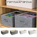 and Odor Free Polyester Fabric Storage Baskets for Clothing Organization