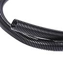 Alex Tech 10ft-1/4" 10ft-3/8" 10ft-1/2" Split Wire Loom Tubing Wire Conduit – Black