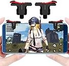 Rhymestore Mobile Phone Gamepad Gaming Trigger Sensitive Shot & or PUBG Call of Duty ROS Fire Shooter Controller Button Aim Key L1 R1 - Black