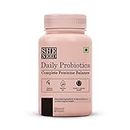 SheNeed Daily Probiotics - Complete Feminine Balance for maintain a healthy balance of good bacteria and yeast to support a healthy functioning- 60 Capsules