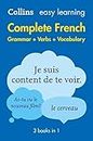 Easy Learning French Complete Grammar, Verbs and Vocabulary (3 books in 1): Trusted support for learning (Collins Easy Learning French)