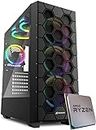 EMCA4 Computer Gaming PC AMD Ryzen 5 5500 - Nvidia RTX 4060 TI 8GB - M.2 1TB nvme - Ram 32GB DDR4 3200Mhz - ARGB - Windows 11