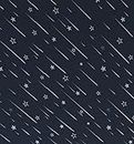 LUXURA CREATIONS LC 200 X 45 CM Navy Blue Shooting Star Self Adhesive Wallpaper for Living Room Bed Room Kitchen Peel and Stick Vinyl Wallpaper………
