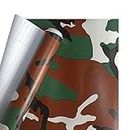 SUNBIRD Camouflage Patterned Vinyl Camo Adhesive Vinyl Patches for DIY Car Wraps Foil Bubble Free for Car II Bike II Computer II Laptop Decal Stickers (24 x 48 Inch,Camouflage)