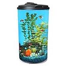 Koller Products 6-Gallon AquaView 360 Aquarium Kit with LED Lighting and Power Filter Clear, 1 Count (Pack of 1), AP360A-6FFP