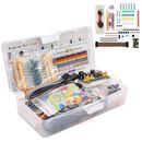 Electronics Component Basic Starter Kit with 830 Tie-Points Breadboard Resistor