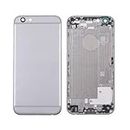 Backer The Brand Back Panel Replacement Back Door Housing Cover Panel for iPhone 6s (on Off & Volume Switch sim Tray Included) - Silver
