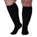 LI FITNESS Medical Compression Socks for Men Women 20-30mmhg Plus Size Socks S-7XL Extra Wide Calf Closed Toe Graduated Support Knee-High Compression Stockings for Pregnant Sports Swelling Circulation