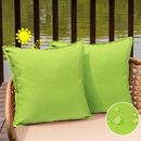 2pcs Outdoor Waterproof Throw Pillow Covers, For Garden Bench Porch Couch Patio Furniture Sunbrella, Decorative Pillow Cover For Outdoor Sofa