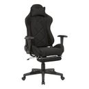 Gaming Stuhl »SPM1.417« mit Kopfstütze und Armlehnen schwarz, Amstyle
