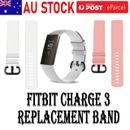 Fitbit Charge 3 Band Soft Replacement WristBand Silicone Sports Bracelet Strap