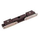 sourcing map Double Magnetic Latches Catch for Furniture Cabinet Door Closet Brown