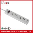 Litesun LTS-6CS1 6-pos Power Strips, 6ft Cord
