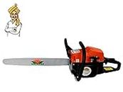 ALPHA ITALY HEAVY DUTY 22inch HARVESTOR CHAIN SAW, 58cc 2 stroke Air cooled Cutting trees, Wood cutting, Garden Yard, Agriculture, industrial, Rescue Landscapes, Orange (AI-5800 PETROL CHAIN SAW)