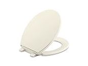 KOHLER K-4775-96 Brevia with Quick-Release Hinges Round-Front Toilet Seat in Biscuit