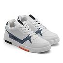 ASIAN TARZAN-05 Casual White Sneaker High Neck Shoes for Men I Walking & Gym Shoes for Boys with Lightweight Extra Jump I Casual Lace-Up Shoes for Men