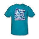 Nbc - Turn Up The Adult AC-T-Shirt in Türkis, XX-Large, Turquoise