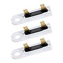 HXMLS 3392519 Dryer Thermal Fuse (3 Pack) Replacement for Whirlpool WP3392519 Replaces Part # AP6008325 3388651 694511