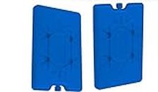 BSITFOW Reusable Long Lasting Freezer Ice Blocks Pack Cooler Bag Box Travel Picnic (2 Pieces) Multicolor