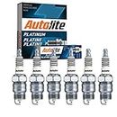 6 pc Autolite Platinum Spark Plugs compatible with Ford F-150 4.9L L6 1975-1986