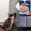 Couch Protector from Cat Claws - Stelucca Amazing Shields Cat Scratch Furniture Protector, Couch Corner Protectors for Cats, 6-Pack 17-Inch x 12-Inch Anti Scratch Furniture Protectors w/Twist Pins