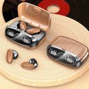 Bluetooth Kopfhörer In Ear Kopfhörer Bluetooth 5.2 Holz Optik Kabellos Sport