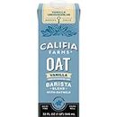 Califia Farms Vanilla Oat Barista Blend Oat Milk, 32 Oz | Non Dairy Milk | Creamer | Vegan | Plant Based | Gluten-Free | Non-GMO