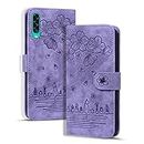 Rosbtib Flip Case for Samsung Galaxy A50/A50s/A30s, Premium PU Leather Wallet Folio Cover with Card Holder Kickstand Compatible with Galaxy A50/A50s/A30s - Purple