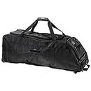Franklin Sports Traveler Roller - Baseball and Softball - Equipment Bag - Compartment- Black - 1680D Polyester - Water Resistant- Black