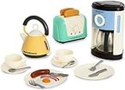Casdon Morphy Richards Toys. Complete Kitchen Set. Toy Appliance Playset for Kids with Toaster, Coffee Maker, Kettle, Play Food and More. For Children Aged 3+