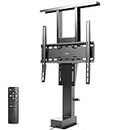VIVO Motorized TV Stand for 32 to 55 inch Screens, Vertical Lift Television Stand with Remote Control, Compact TV Mount Bracket, MOUNT-E-UP65A