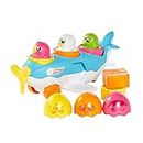 Toomies TOMY Hide and Squeak 2 in 1 Load and Go Plane Baby Toy, Baby Push Along Toy, Learning Toy for Babies, Musical Toys with Colours and Sounds, Baby Boys and Girls Aged 1, 2 and 3 Years Old